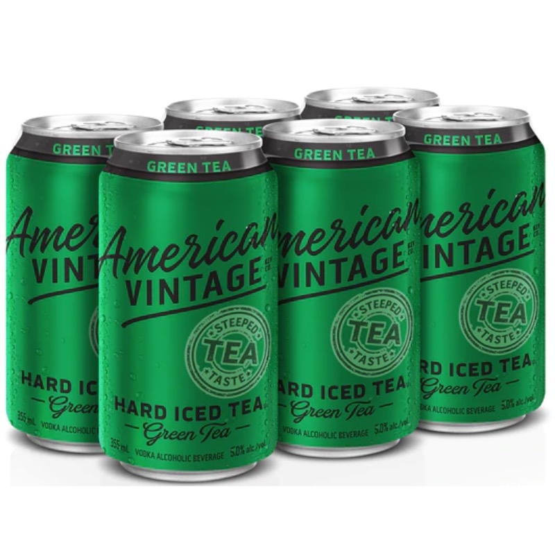 American Vintage Green Tea 6pk